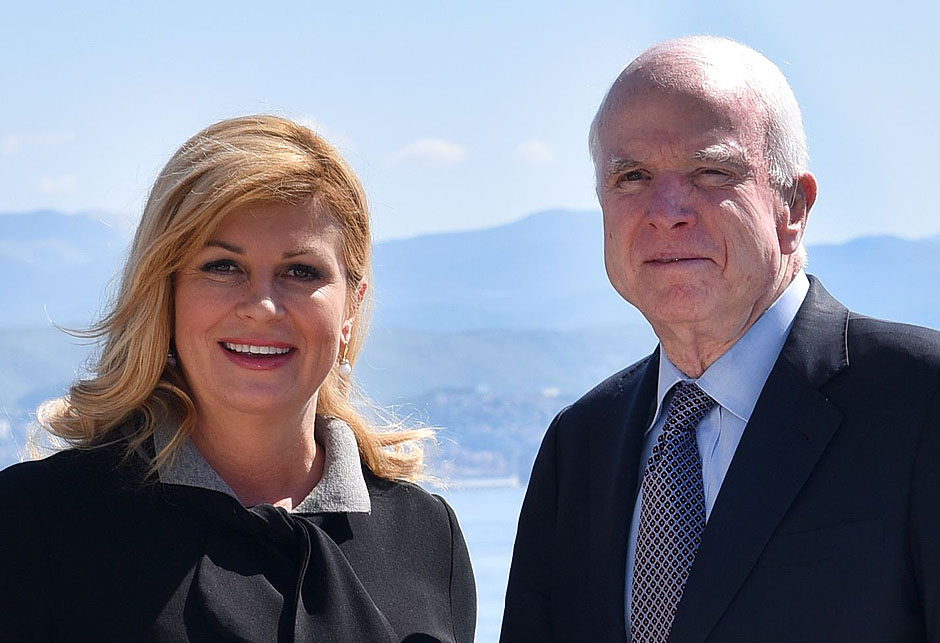 Kolinda Grabar Kitarovic John McCain